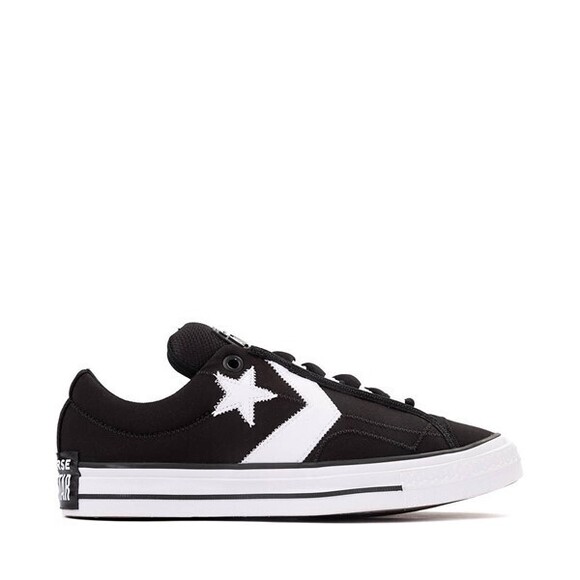 Converse Mens Star Player 76 Puff Sneakers Black White 9.5 M